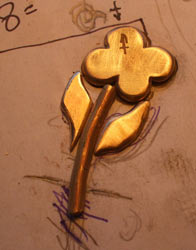 Recycled gold jewellery